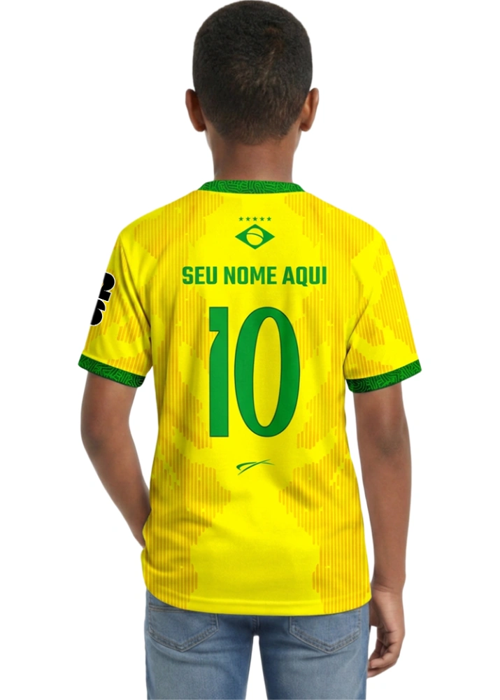 Camisa Brasil - Amarelo