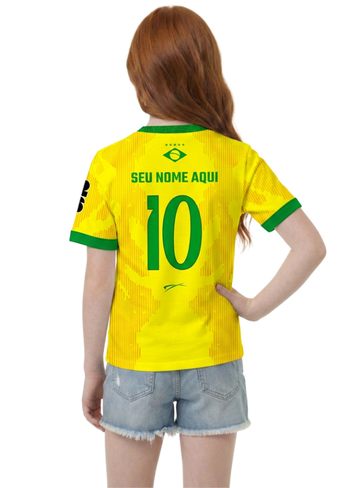 Camisa Brasil - Amarelo