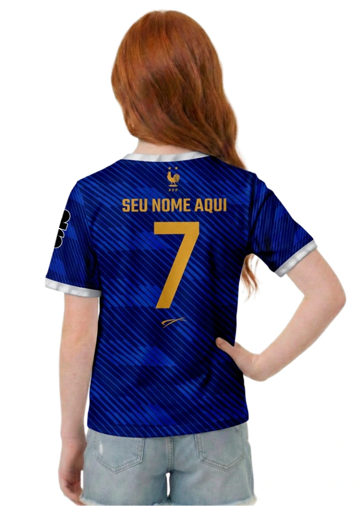 Camisa França - Azul escuro