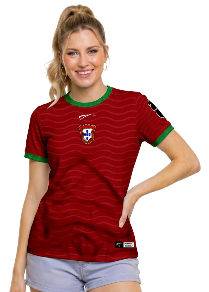 Camisa Portugal - Vermelho