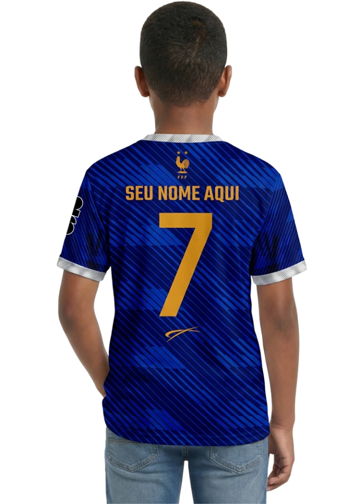 Camisa França - Azul escuro