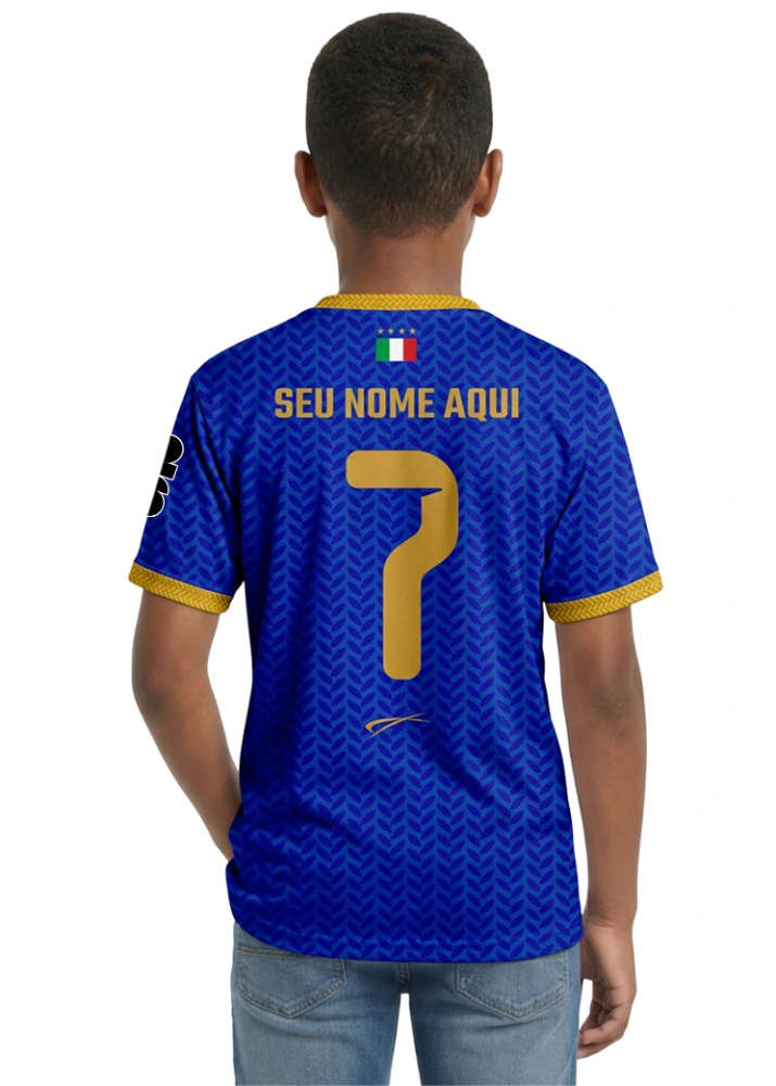 Camisa Itália - Azul escuro